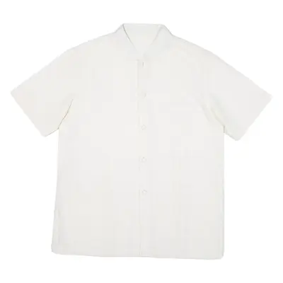 Mens Plain Shirt White M