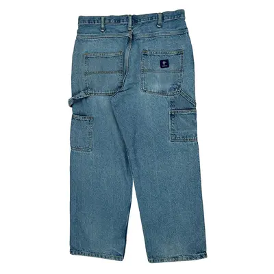 Rk Brand Carpenter Jeans - 34W 28L Blue Cotton | Size: 34″ waist