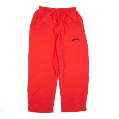 LOTTO Track Pants Red Straight Womens S W26 L27