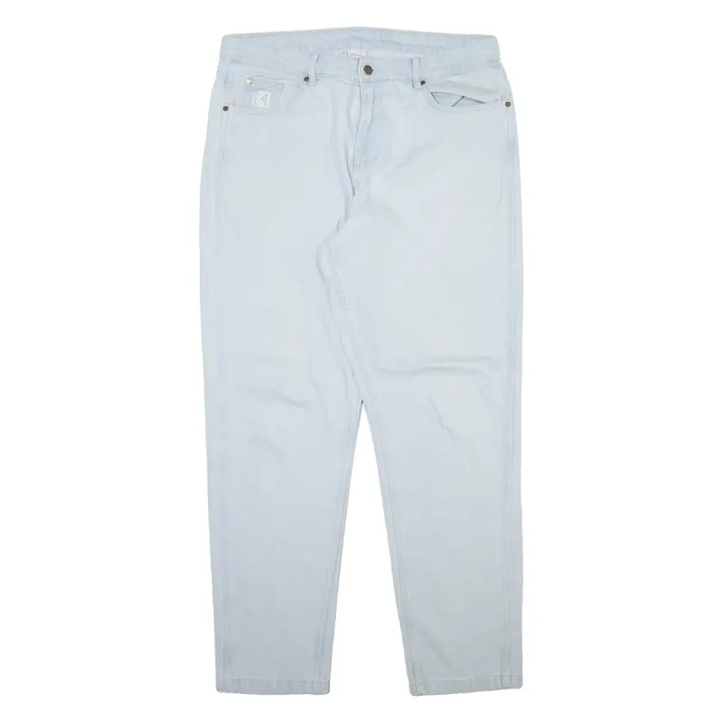 KARL KANI Womens Jeans Blue Relaxed Tapered W36 L32