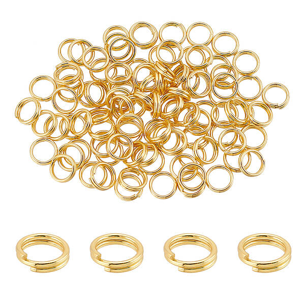 2 Bags Brass Split Rings