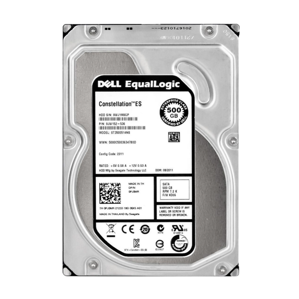 0PJ0MR Dell 500GB 3Gb/s SATA 7200 3.5-Inch Hard Drive