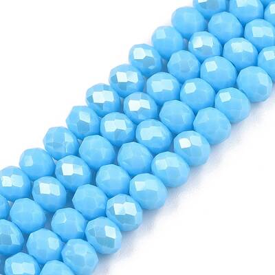 Electroplate Glass Beads Strands