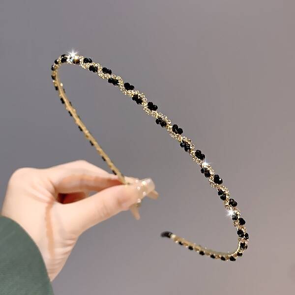 Alloy Rhinestone Hair Bands
