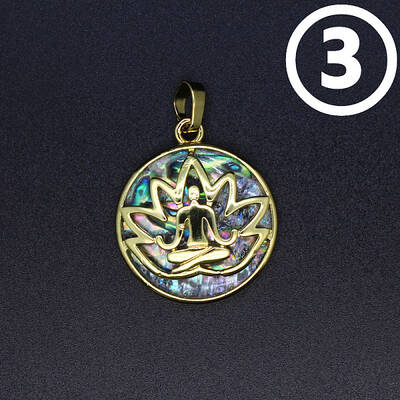 Natural Abalone Shell/Paua Shell Pendants