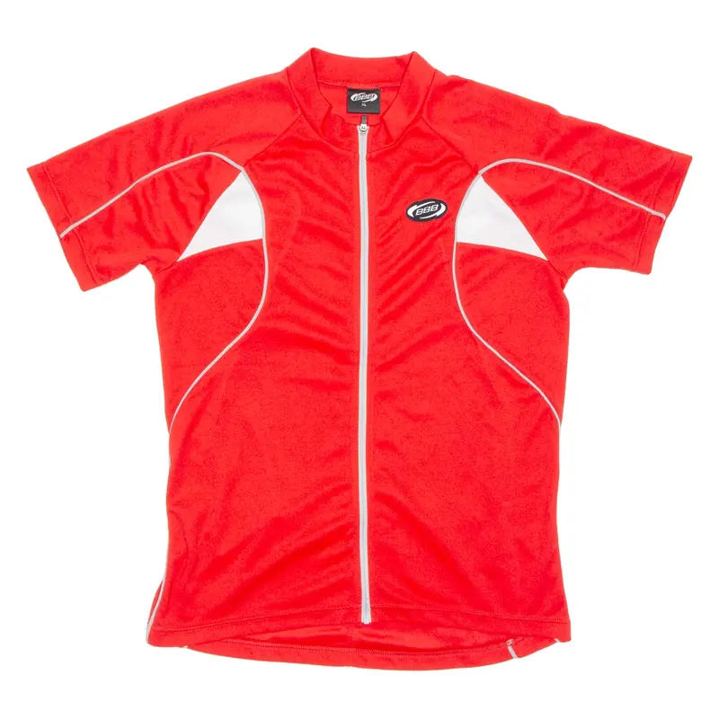 Cycling Mens Jersey Red Full Zip XL