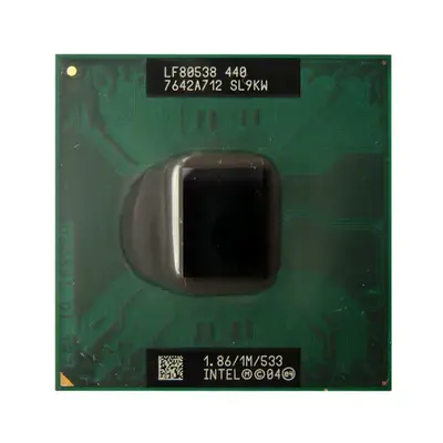 440780-001 HP 1.86GHz 533MHz FSB 1MB L2 Cache Socket PGA478 Intel Celeron M 440 Single-Core Processor