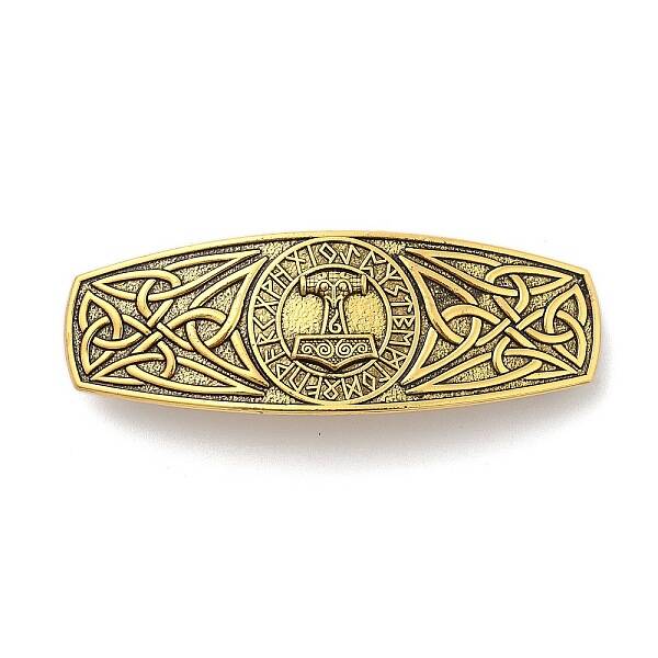 Viking Knot Alloy Retro Hair Barrettes
