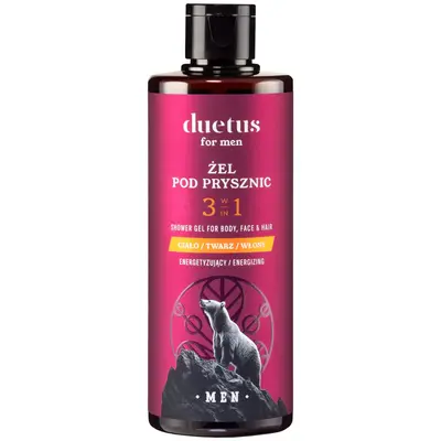 Duetus For Men Energizing Shower Gel 3In1 300 Ml