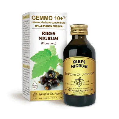 Dr Giorgini gemmo 10+ blackcurrant 100 ml non-alcoholic liquid