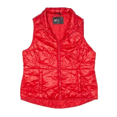 FLIRTITUDE Puffer Gilet Red Womens XL