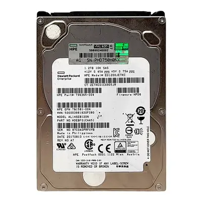 781581-004 HP 1.2TB 12Gb/s SAS 10000 2.5-inch Hard Drive