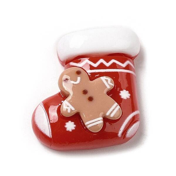 Christmas Theme Opaque Resin Cabochons
