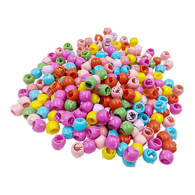 Mini Hair Bangs Rainbow Beads Clip