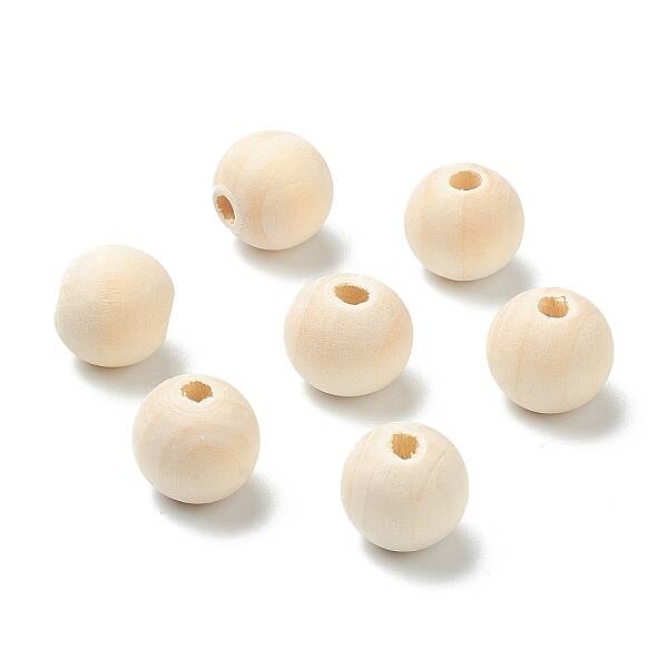 Natural Unfinished Wood Beads