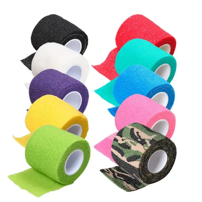 Tattoo tape grip bandage handle mix color 5pcs