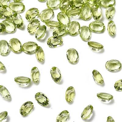 Faceted Natural Peridot Cabochons