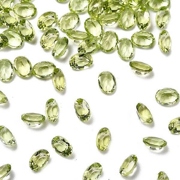 Faceted Natural Peridot Cabochons