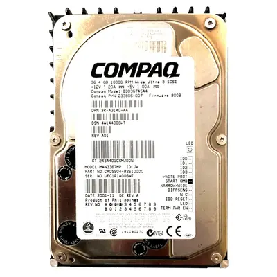BD036745A4 HP 36.4GB Ultra-160 SCSI 10000 3.5-inch Hard Drive