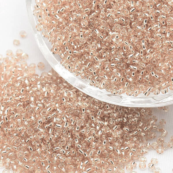 6/0 Transparent Glass Round Seed Beads