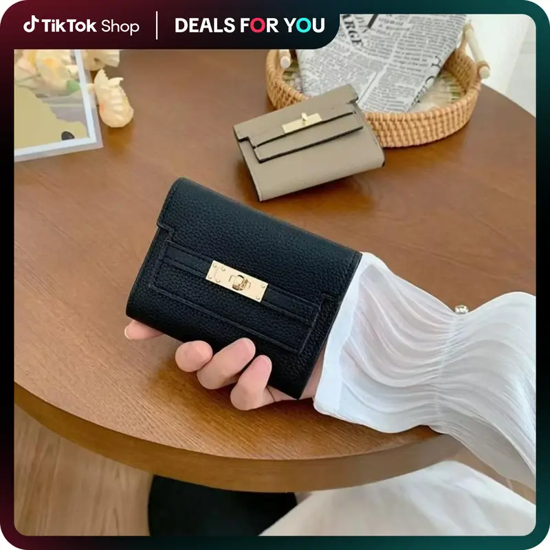 Women's Fashionable Solid Color Card Holder, Casual Versatile Card Holder, Ultra-light Card Holder for Daily Use, Women's min...