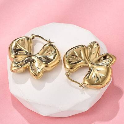 304 Stainless Steel Hoop Earrings