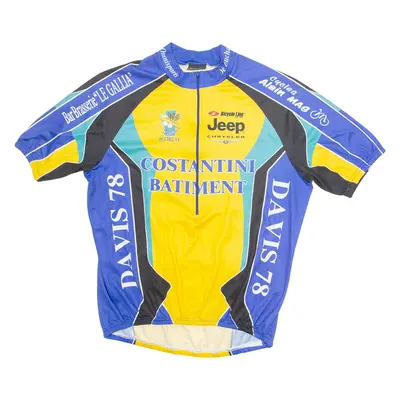 BICYCLE LINE Cycling Mens Jersey Blue 1/2 Zip 3XL
