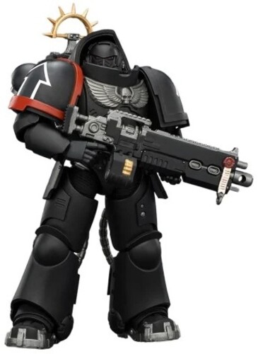 Warhammer 40K: Space Marine - Raven Guard: Heavy Intercessor with Heavy Bolt Rifle & Bolt Pistol Game Edition 1/18 Action Fig...
