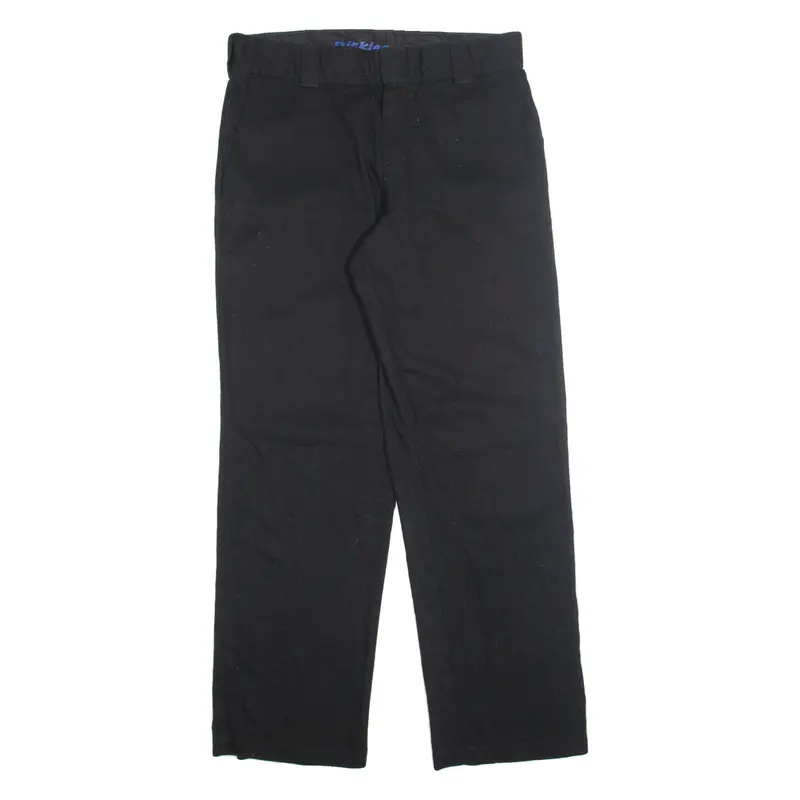 DICKIES Chino Mens Trousers Black Regular Straight W32 L30