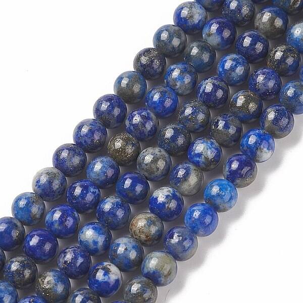 Natural Lapis Lazuli Round Beads Strands