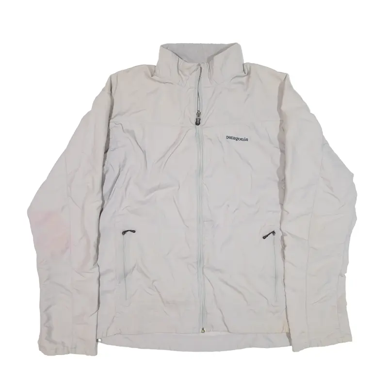 PATAGONIA Track Jacket Grey Nylon Mens L
