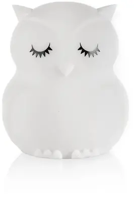 Zopa Silicone LED Lamp Size M Owl Night Light