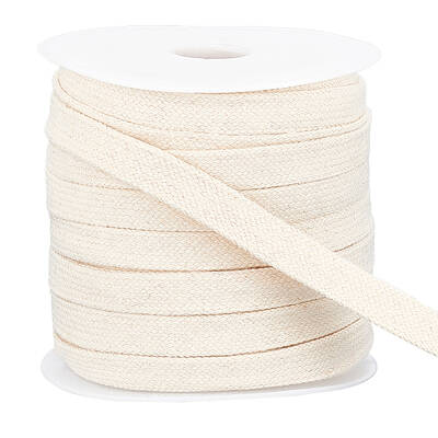 25M Flat Cotton Hollow Cord