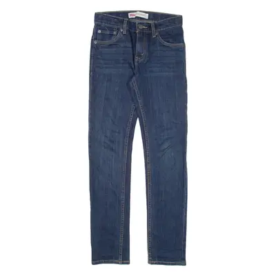 LEVI'S 510 Jeans Girls Blue Slim Skinny W26 L27