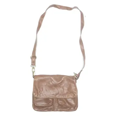 COLONYS Womens Satchel Bag Brown Leather