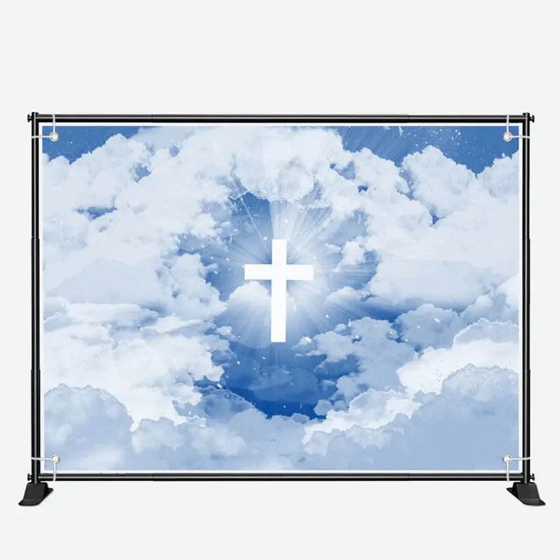 Holy Light Blue Sky And White Cloud Backdrop - Aperturee