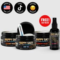 Happy Sack Cooling Ball Cream 3-Pack – Chafing Relief for Men | Cucumber, Aloe, DeoPlex | Fresh Scent | TikTok’s Viral Co...
