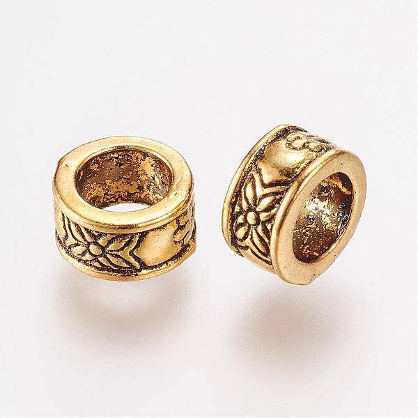 Tibetan Style Alloy European Beads