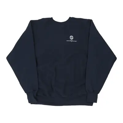 Made in USA Eagle Usa Sweatshirt - 2XL Navy Cotton Blend