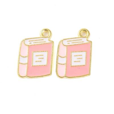 Golden Plated Alloy Enamel Pendants