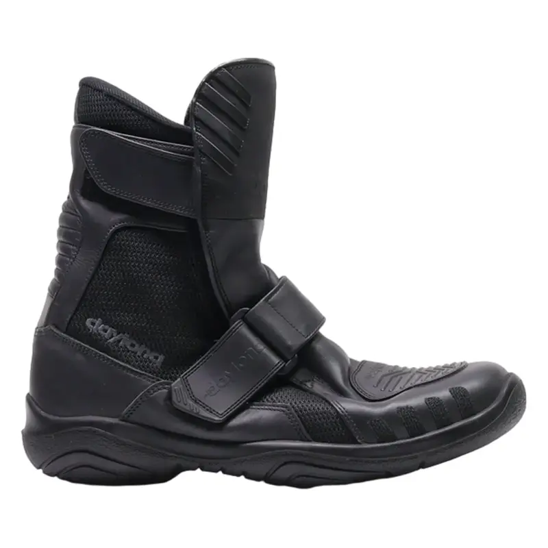 DAYTONA Biker Boots Black Leather Mens UK 8