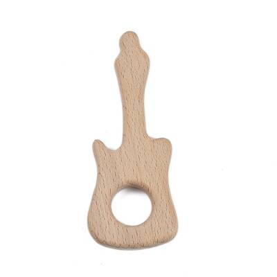 Natural Beech Wooden Baby Teething Toys