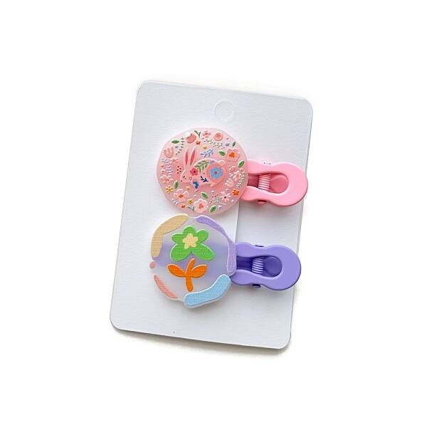 2Pcs Acrylic Alligator Hair Clips