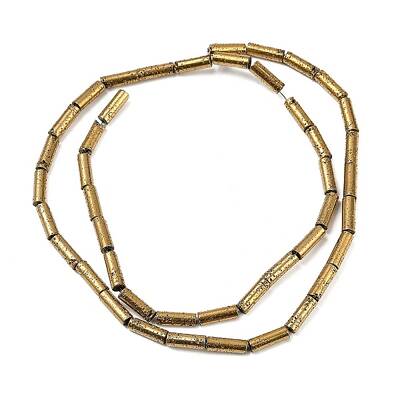 Electroplated Natural Lava Rock Beads Strands