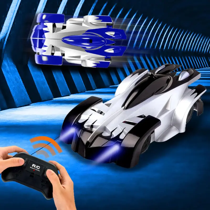 RC Remote Control Stunt Car, Rechargeable Wall Climbing Car Toy with Remote Control, Indoor & Outdoor Electric Car Toy, Birt...