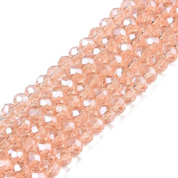 Electroplate Glass Beads Strands