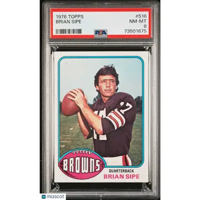 Brian Sipe PSA 1976 Topps Football #516 8 73501675