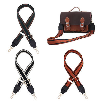3Pcs 3 Colors Canvas Adjustable Bag Handles