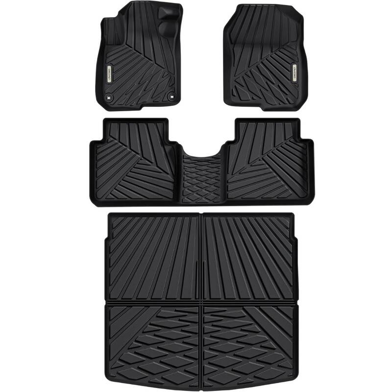 OEDRO  Floor Mats Cargo Liners Fit for 2017-2022 Honda CR-V : Custom Fit TPE All-Weather Liners & Cargo Mat Upgrade
