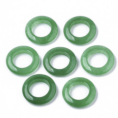 Natural Malaysia Jade Linking Rings